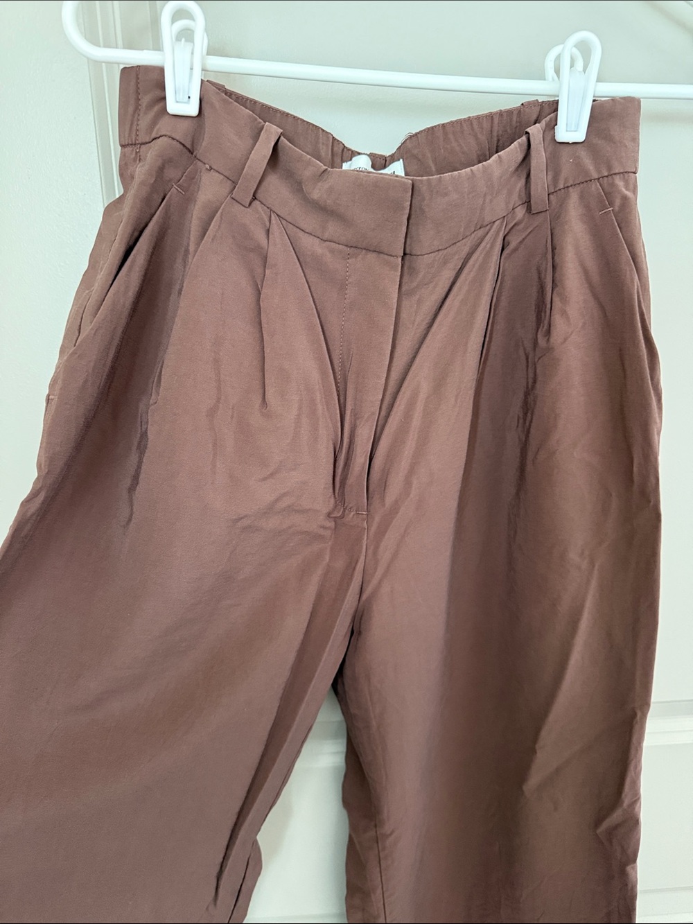 Abercrombie & Fitch Curve Love Sloane Crepe Wide Leg Pant | Size 29R - Picture 4 of 6